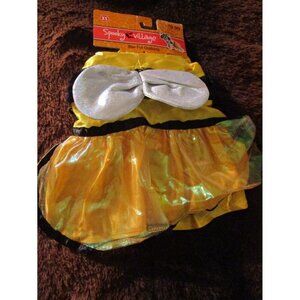 Halloween Pet Spooky Village Halloween Bumble Bee Dog Dress Up Size XS XSmall